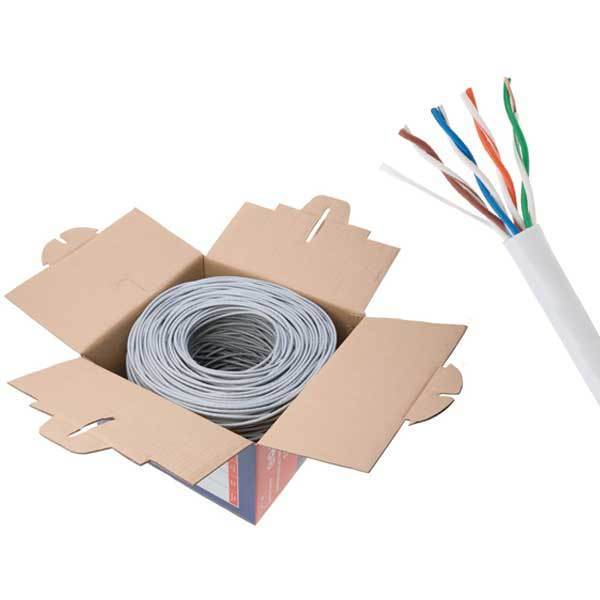 Dyno DYNO: Network Cable - CAT5E UTP CCA 1000FT White DYN-909885